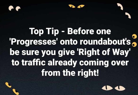 Roundabout Right of Way
